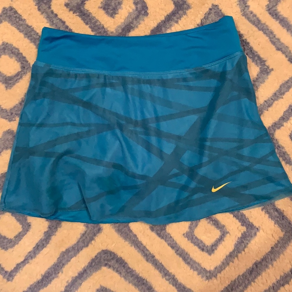 Girls Blue Nike Tennis Skirt